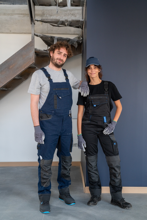Pantaloni cu pieptar de lucru COVERGUARD TELICA