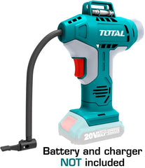 TOTAL - COMPRESOR AER - 150PSI/10BAR - LI-ION - 20V (NU INCLUDE ACUMULATOR SI INCARCATOR)