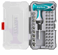 TOTAL - SET SURUBELNITA CU CLICHET - 47 PIESE