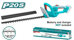 TOTAL - FOARFECA ELECTRICA PENTRU TUNS GARD VIU - LI-ION - 20V (NU INCLUDE ACUMULATOR SI INCARCATOR)