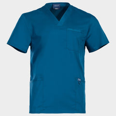 CHEROKEE V-NECK CARIBBEAN BLUE WWE670 Tunică medicală de bărbat