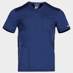 CHEROKEE V-NECK DARK BLULE WWE603. Men's medical tunic