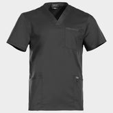 CHEROKEE V-NECK GREY WWE670. Men's medical tunic
