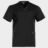 CHEROKEE V-NECK NEGRU WWE670 Tunică medicală de bărbat