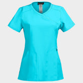 CHEROKEE WRAP TURQUOISE CKE2625A Tunică medicală pentru femei