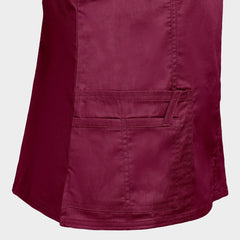 CHEROKEE WRAP VIȘINIU WWE4728 Tunică medicală pentru femei