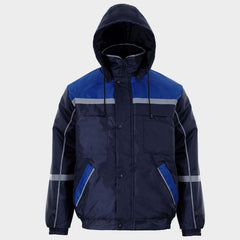 Costum de lucru impermeabil pentru iarnă, geacă + salopetă, Collins Blue