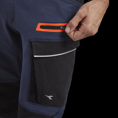 DIADORA PANT HYBRID CARGO BLACK/BLUE Pantaloni de lucru