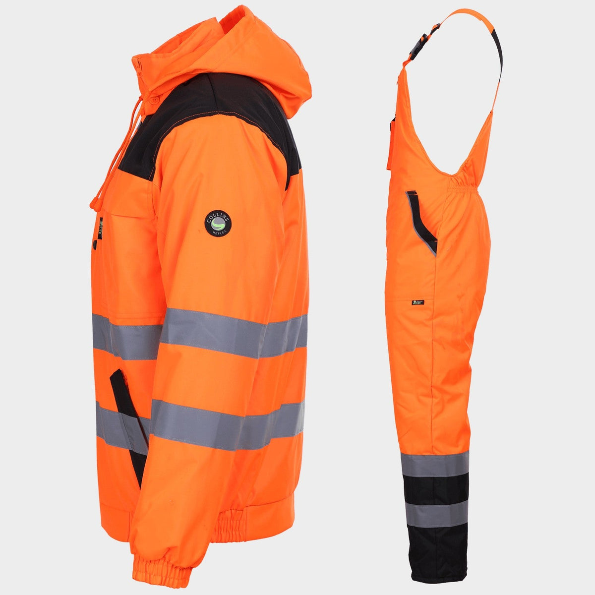 Set de mare vizibilitate STENSO COLLINS HV PORTOCALIU WINTER