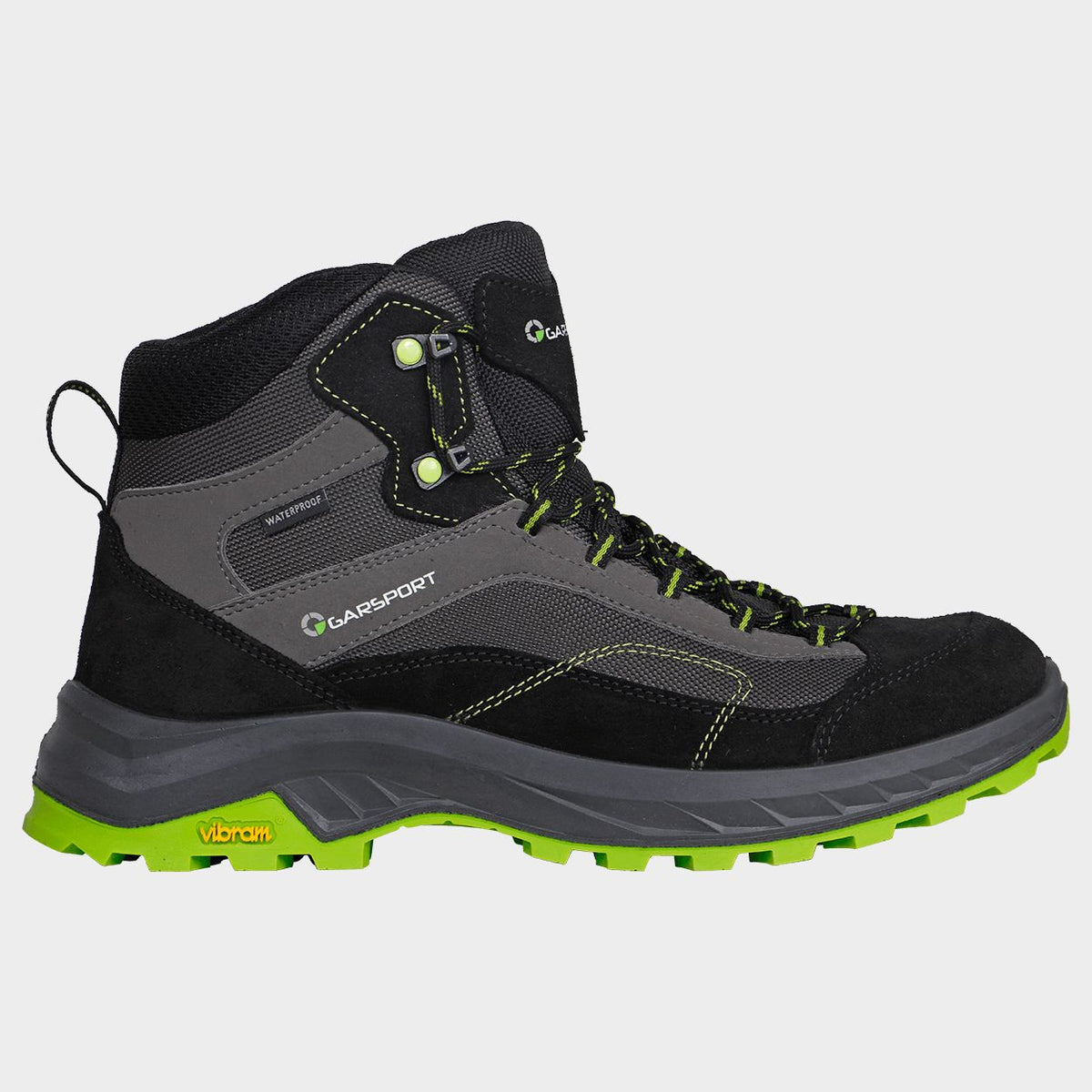 Încălțăminte de drumeție STENSO GARSPORT AVERAU MID BLACK/LIME