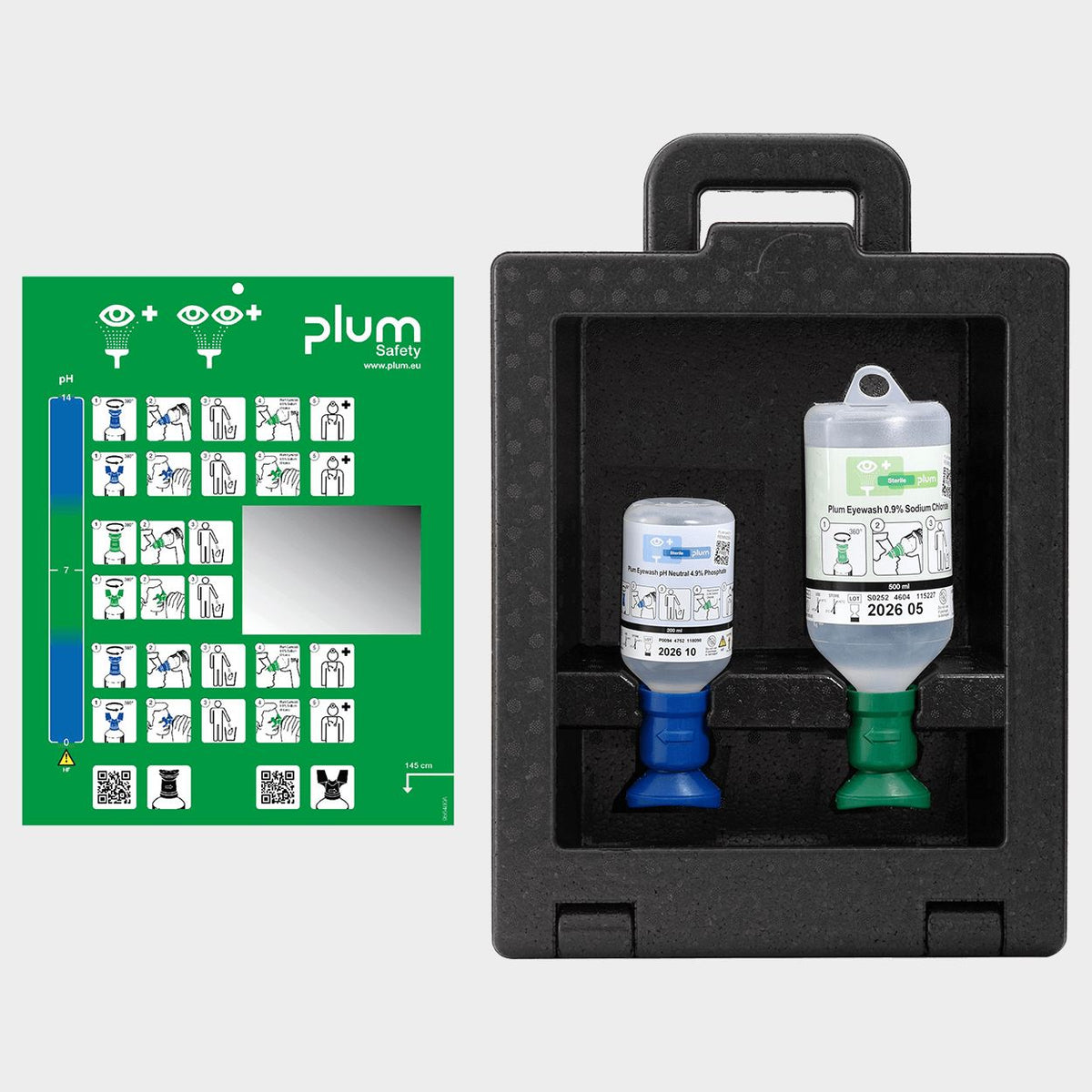Stație de spălare a ochilor PLUM iBOX 2