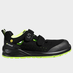 JETT S1PS ESD NEGRU/VERDE Sandale de lucru