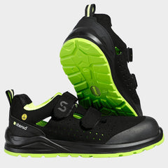 JETT S1PS ESD NEGRU/VERDE Sandale de lucru