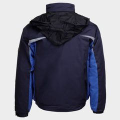 Costum de lucru pentru iarnă, bumbac 100%, termoizolant, hidrofob, Kastor Blue Cotton