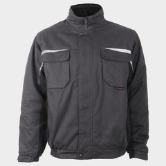 Costum de lucru pentru iarnă, bumbac 100%, termoizolant, hidrofob, Kastor Grey Cotton