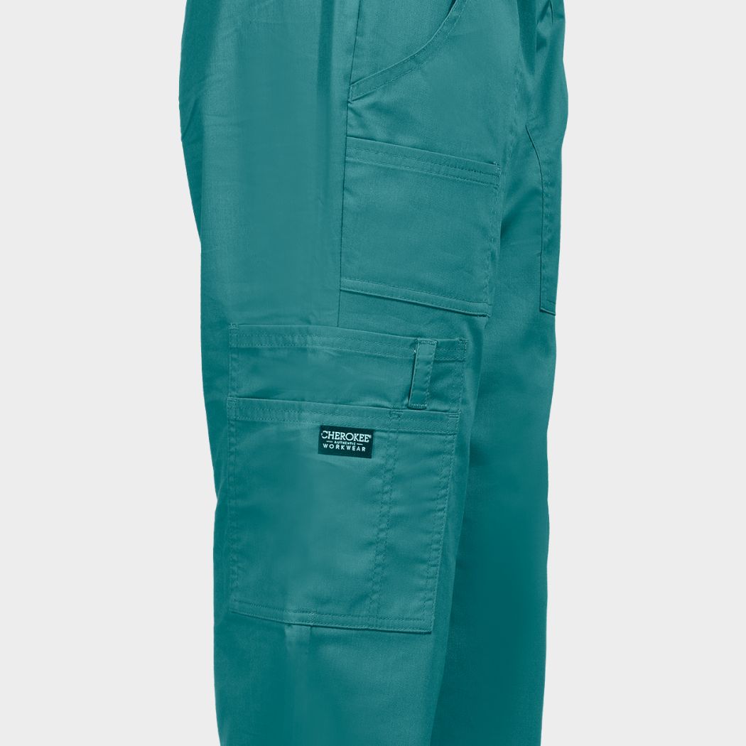 Pantaloni medicali CHEROKEE MR CARGO PETROL DESCHIS WWE4005