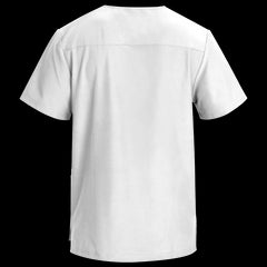 NOBBY ALB Tunica medicală pentru bărbați