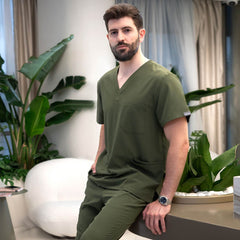 NOBBY VERDE Tunica medicală pentru bărbați