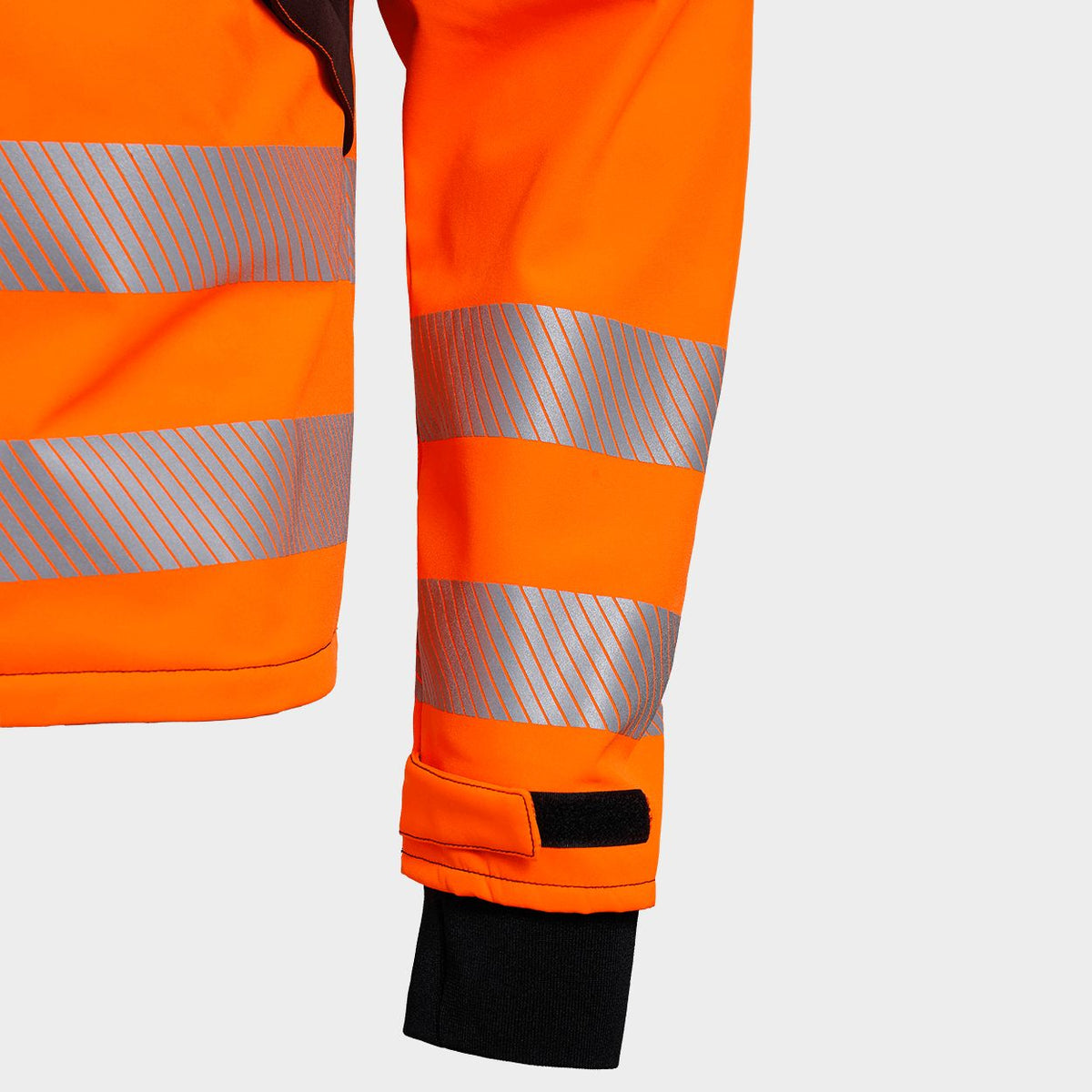 Jachetă softshell STENSO PRISMA 2.0 HV ORANGE/BLACK