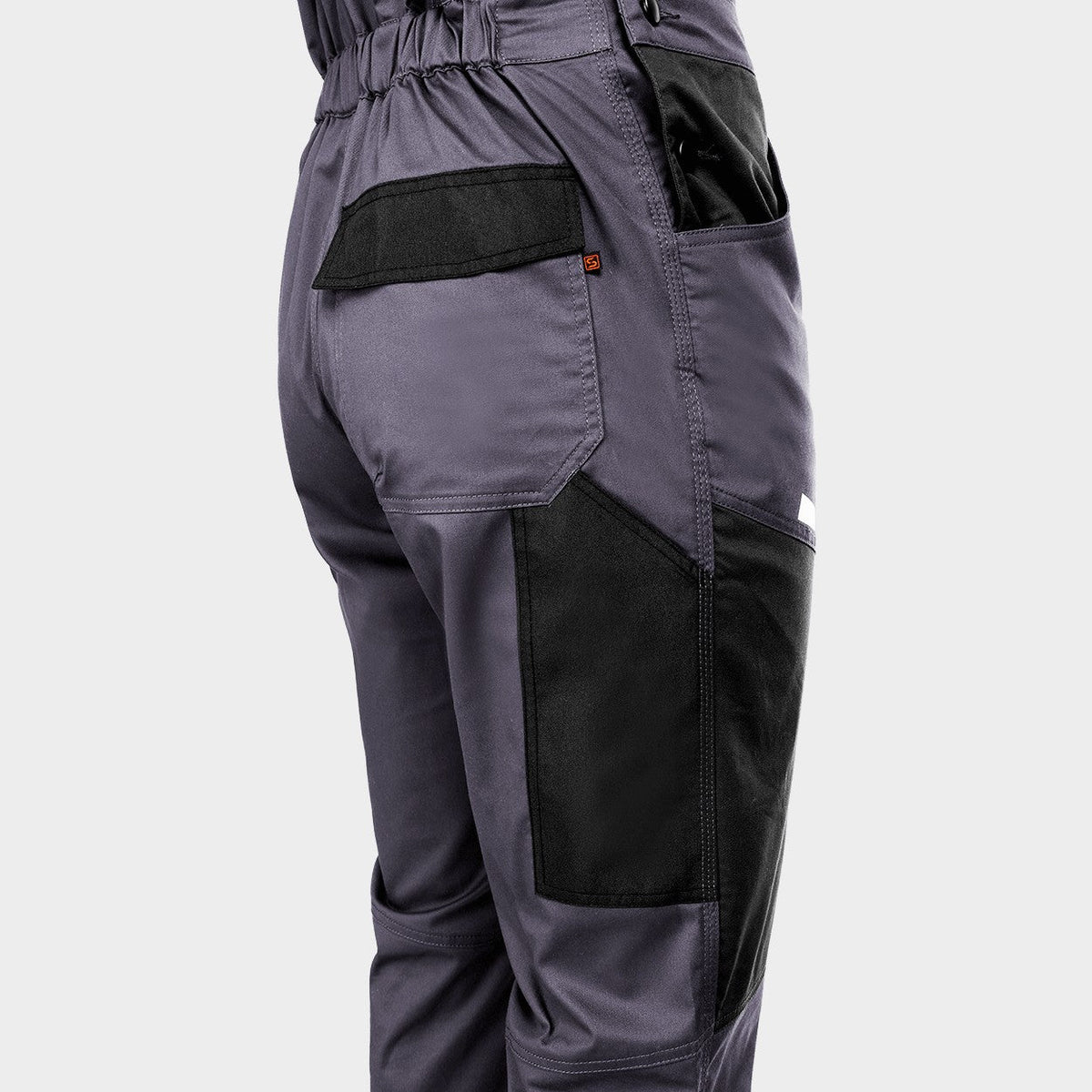 Salopetă de lucru STENSO EOS STRETCH LIGHT GREY/DARK GREY