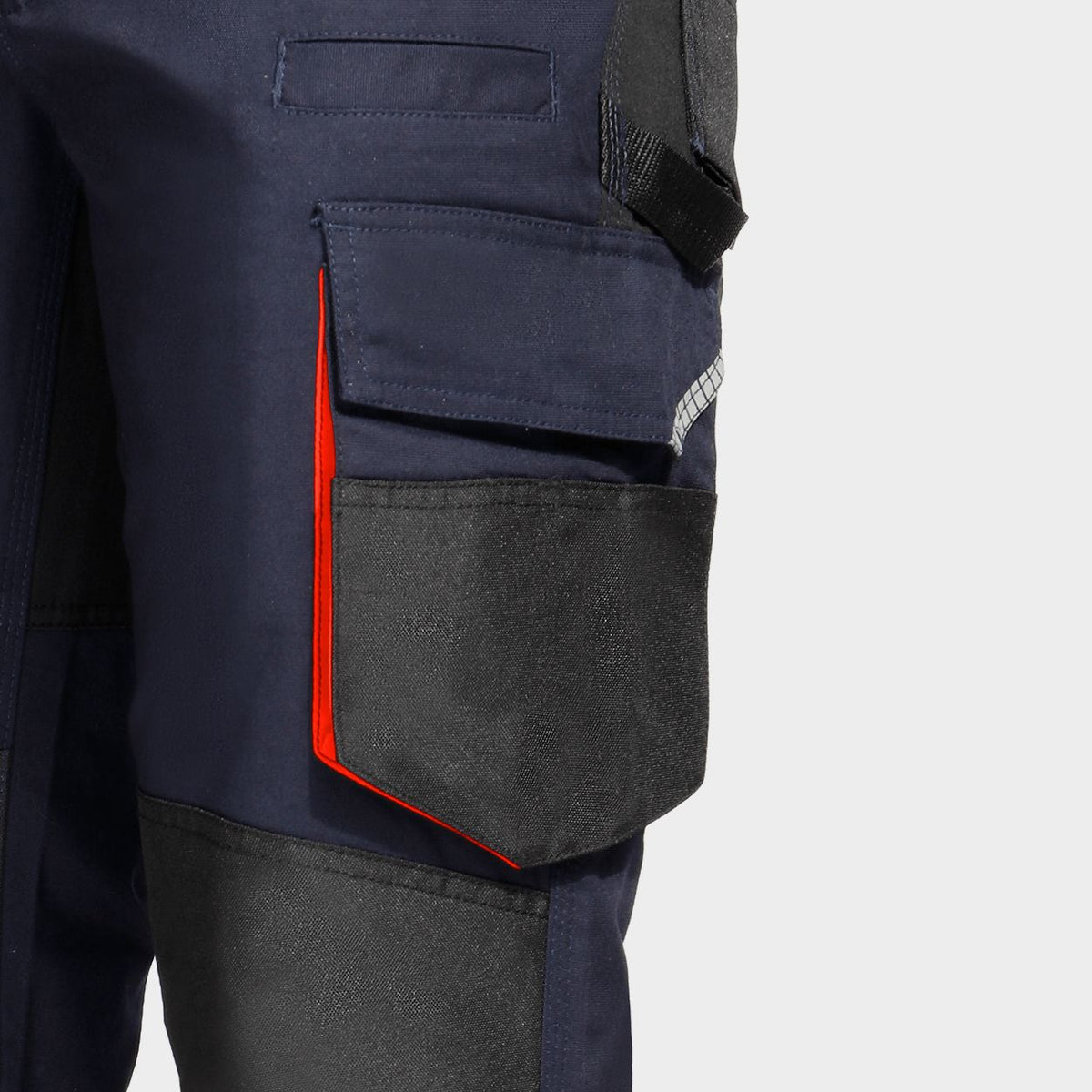 Pantaloni de lucru STENSO KASTOR STRETCH DARK BLUE/RED