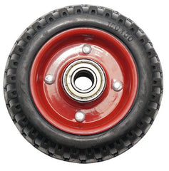 Roata carucior - medie - cauciuc brut striat - rulment - 160x50 (6")