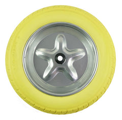Roata roaba - spuma poliuretanica - ax subtire 14mm- 3.00-8/4.00-8