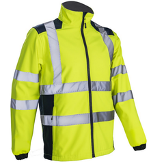 Jacheta softshell HiViz COVERGUARD KAMPA Neon