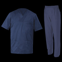 M3 ALBASTRU MARIN Tunica medicala cu pantaloni