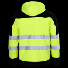 Jachetă softshell reflectorizantă, impermeabilă, cu căptușeală din fleece, Nobel 2.0 Yellow