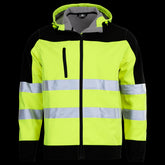 Jachetă softshell reflectorizantă, impermeabilă, cu căptușeală din fleece, Nobel 2.0 Yellow