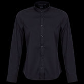 VELILLA NEGRU Camasa pentru femei cu stand guler