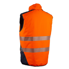 Vesta reflectorizanta reversibila COVERGUARD YORU orange