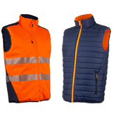 Vesta reflectorizanta reversibila COVERGUARD YORU orange