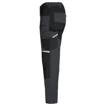 Pantalon de lucru STENSO KASTOR MECHANICAL STRETCH GREY/BLACK