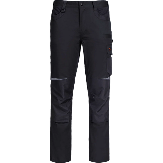 Pantalon de lucru STENSO KASTOR MECHANICAL STRETCH BLACK/BLACK