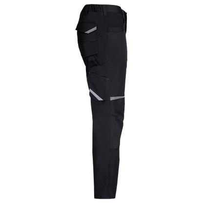 Pantalon de lucru STENSO KASTOR MECHANICAL STRETCH BLACK/BLACK