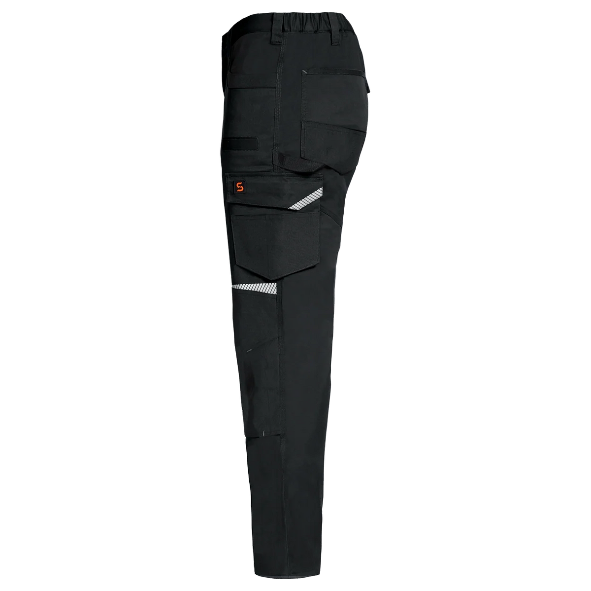 Pantalon de lucru STENSO KASTOR MECHANICAL STRETCH BLACK/BLACK