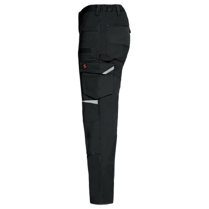 Pantalon de lucru STENSO KASTOR MECHANICAL STRETCH BLACK/BLACK
