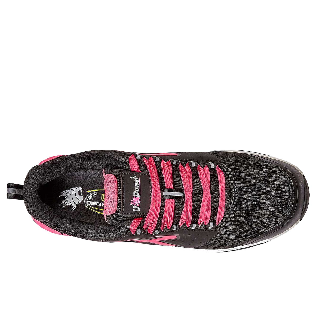 Pantofi de lucru U-POWER BRIENNE ESD S1PS HI HRO FO SR BLACK/PINK