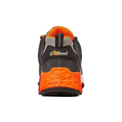 Pantofi de lucru U-POWER JAIME ESD S1PS HI HRO FO SR DARK GREY/ORANGE