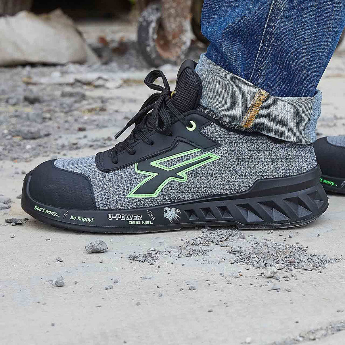 Pantofi de lucru U-POWER MIKE s ESD S1PS FO SR GREY