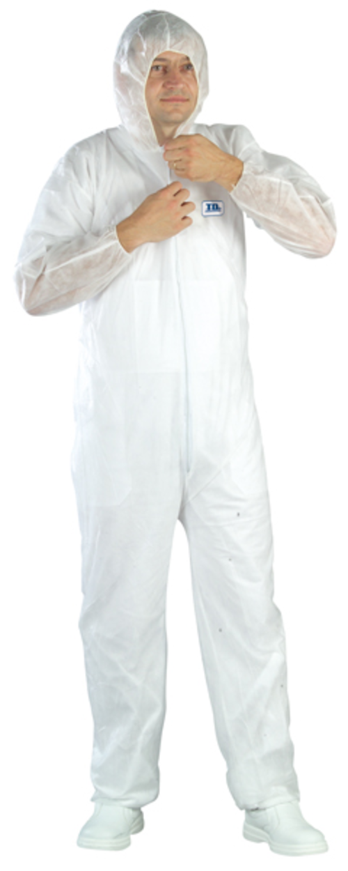 Combinezon de unică folosință COVERGUARD WHITE SPP COVERALL