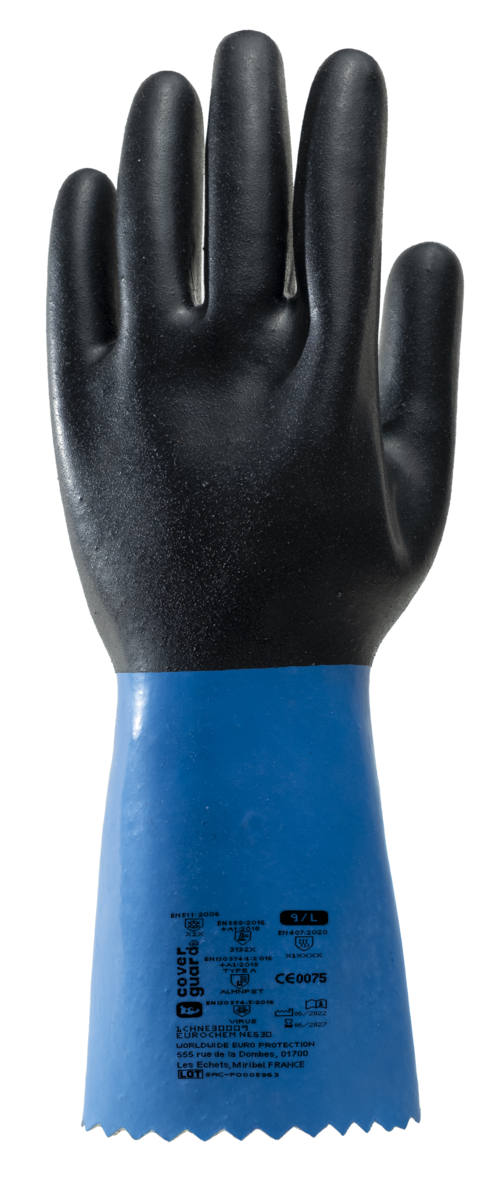 Mănuși de protecție chimică COVERGUARD EUROCHEM NE530