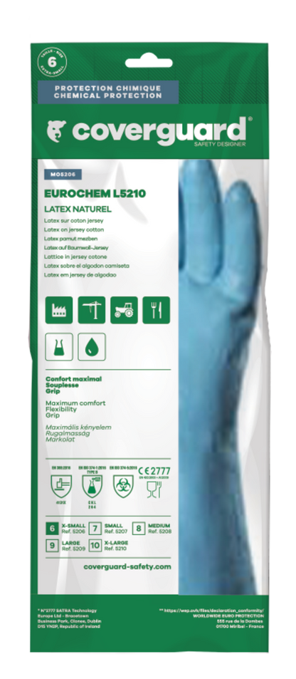 Mănuși de protecție chimică COVERGUARD EUROCHEM 5210