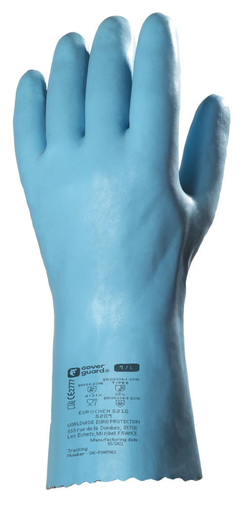 Mănuși de protecție chimică COVERGUARD EUROCHEM 5210