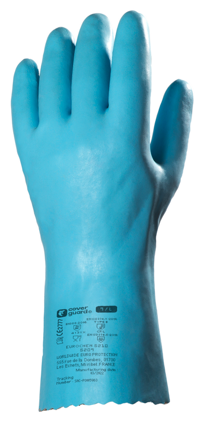 Mănuși de protecție chimică COVERGUARD EUROCHEM 5210
