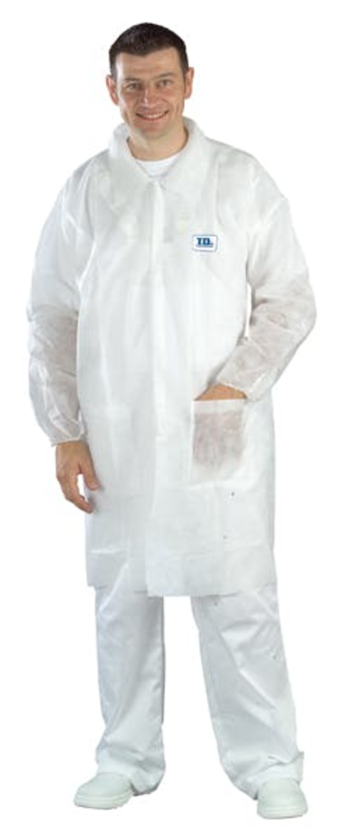 Halat de unică folosință COVERGUARD WHITE SPP COAT