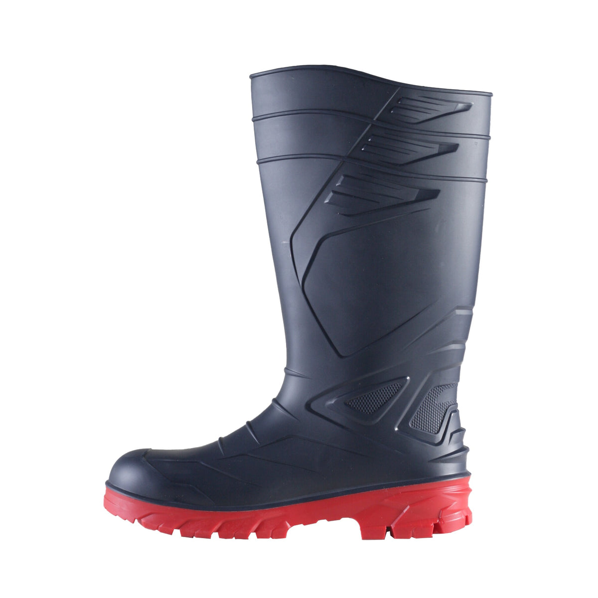 Cizme de protecție EXENA PVC Devil_24 Blue Red S5 SR