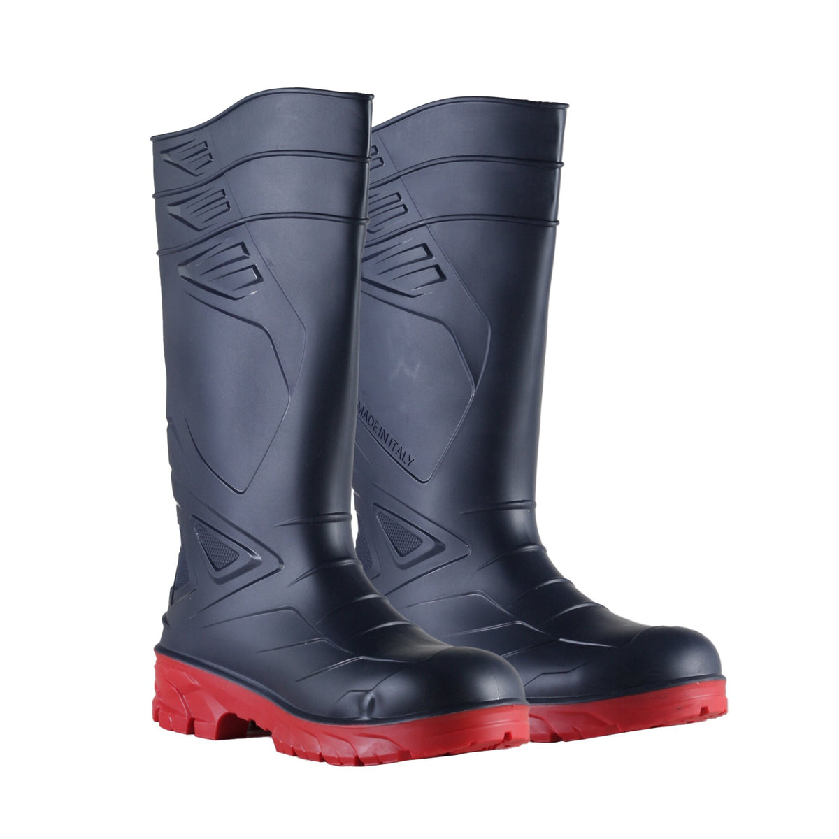 Cizme de protecție EXENA PVC Devil_24 Blue Red S5 SR